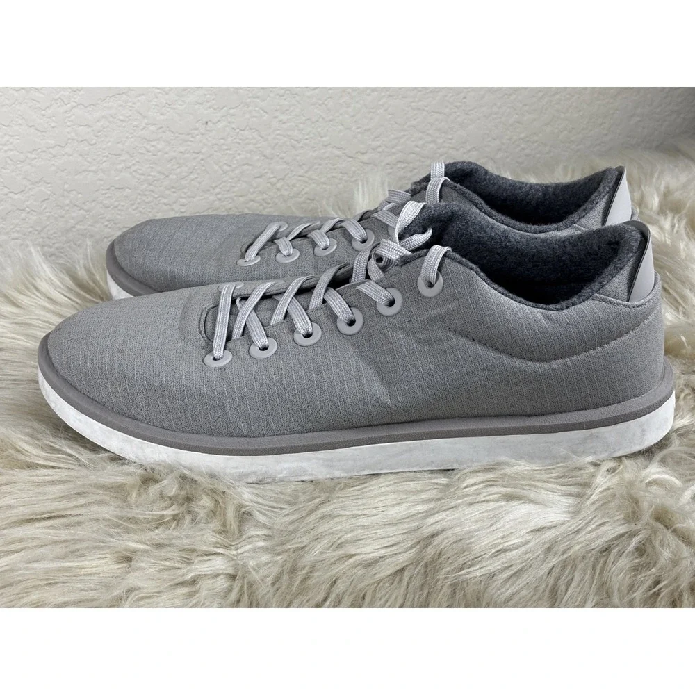 Allbirds Wool Pipers Sneakers Mens 12 Gray‎ Wool Lace Up Comfort Casual